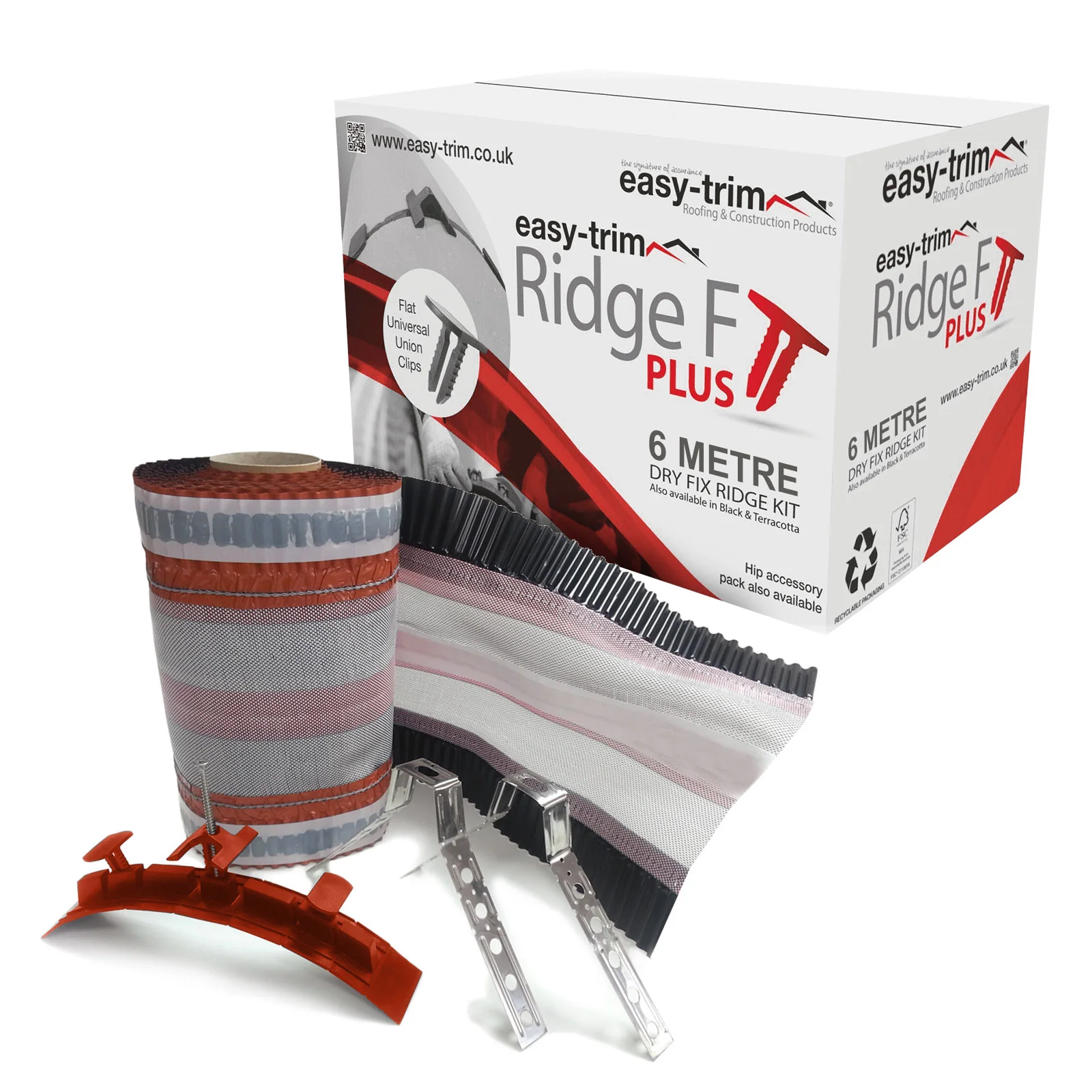 6m EasyRidge F PLUS Dry Fix Ridge Kit - Image 10