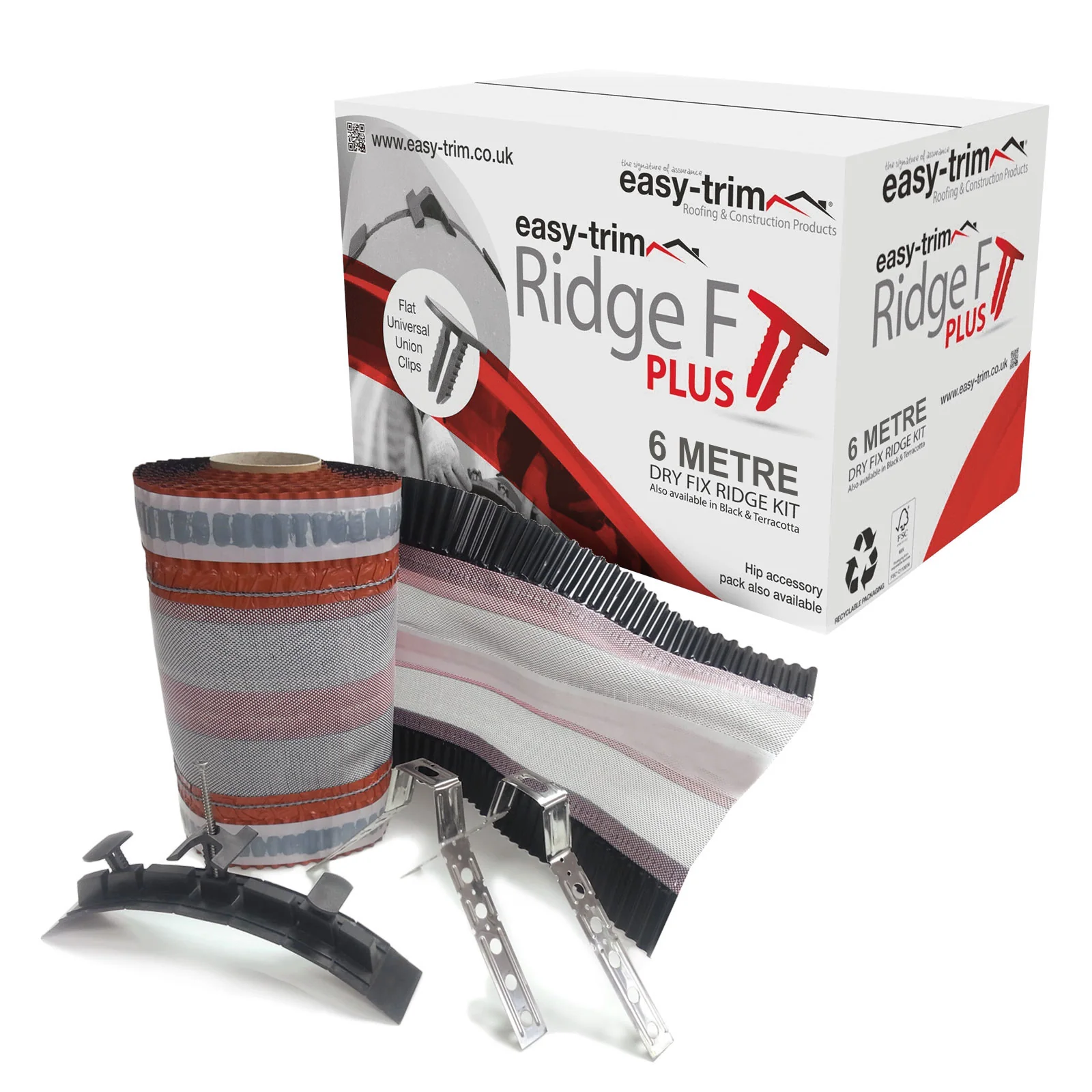 6m EasyRidge F PLUS Dry Fix Ridge Kit - Image 11