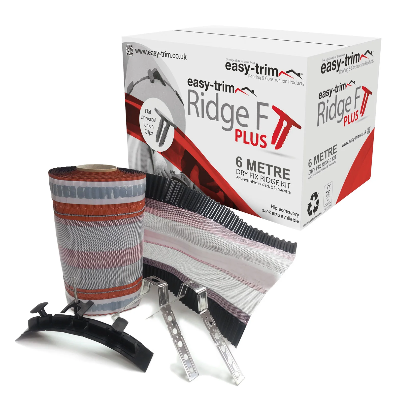 6m EasyRidge F PLUS Dry Fix Ridge Kit - Image 9