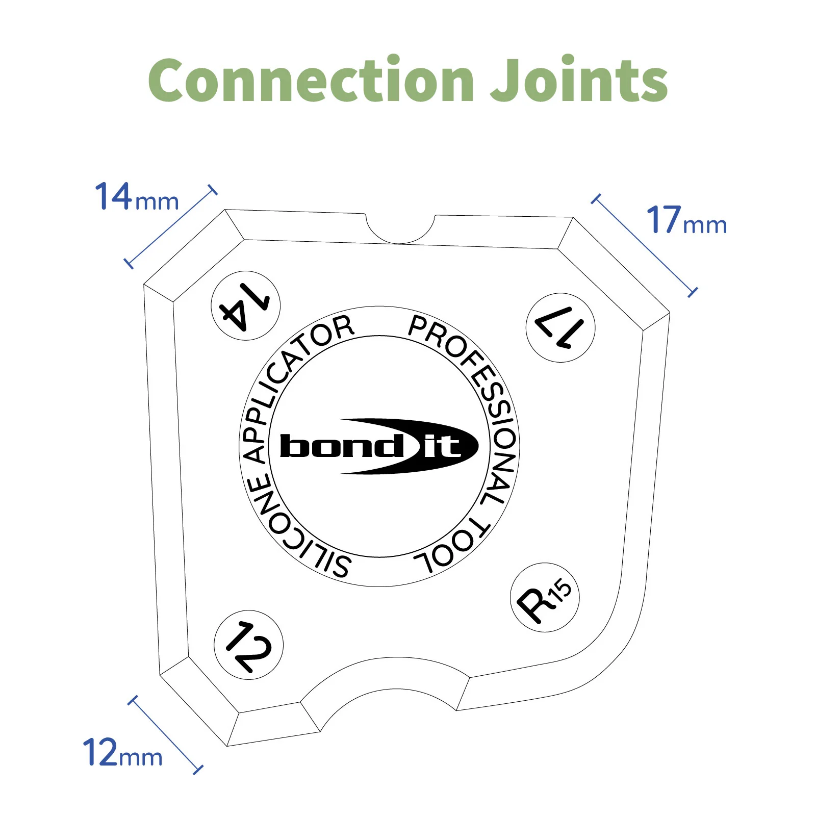 Bond-It BDSAT Sealant Applicator Tool Kit - Image 11