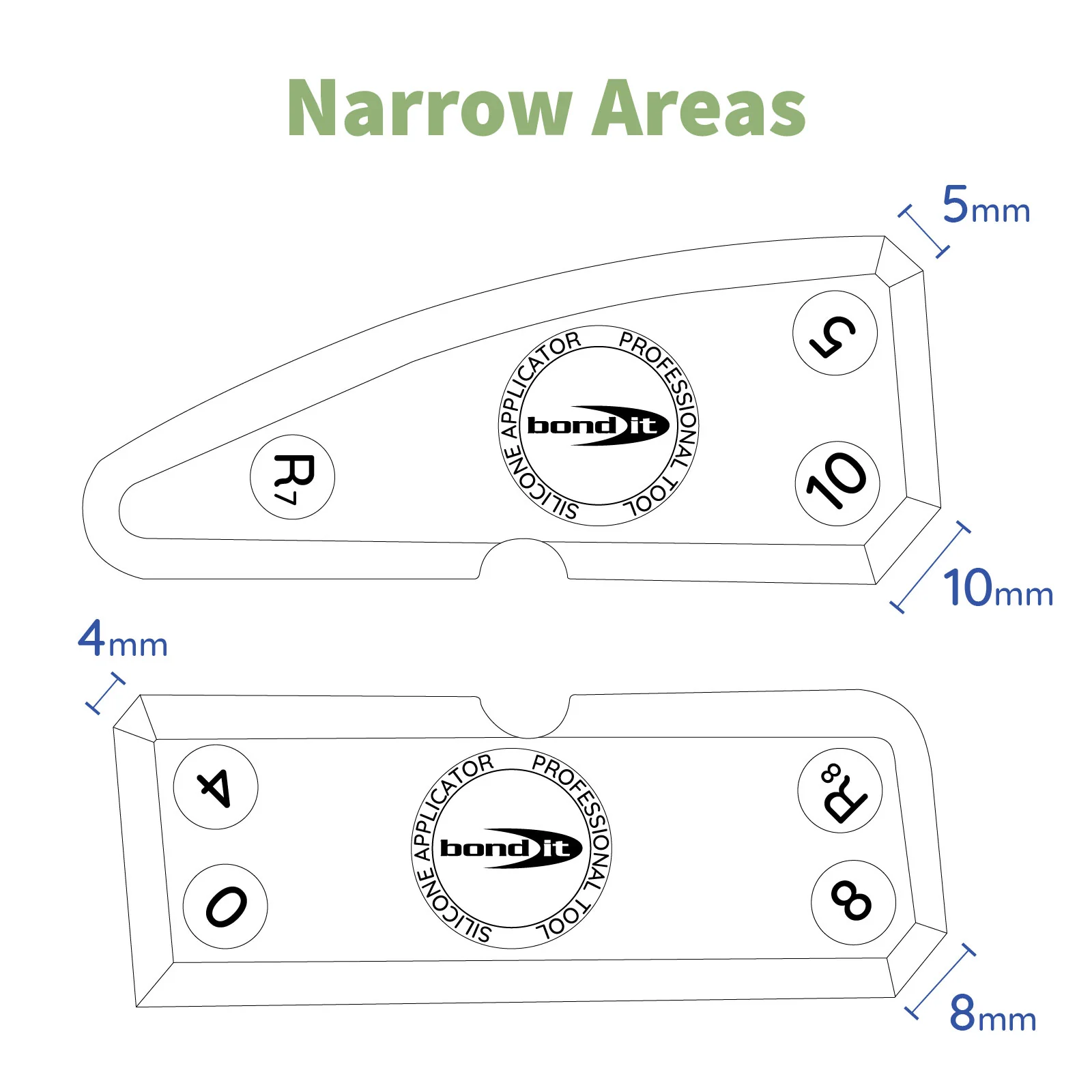 Bond-It BDSAT Sealant Applicator Tool Kit - Image 9