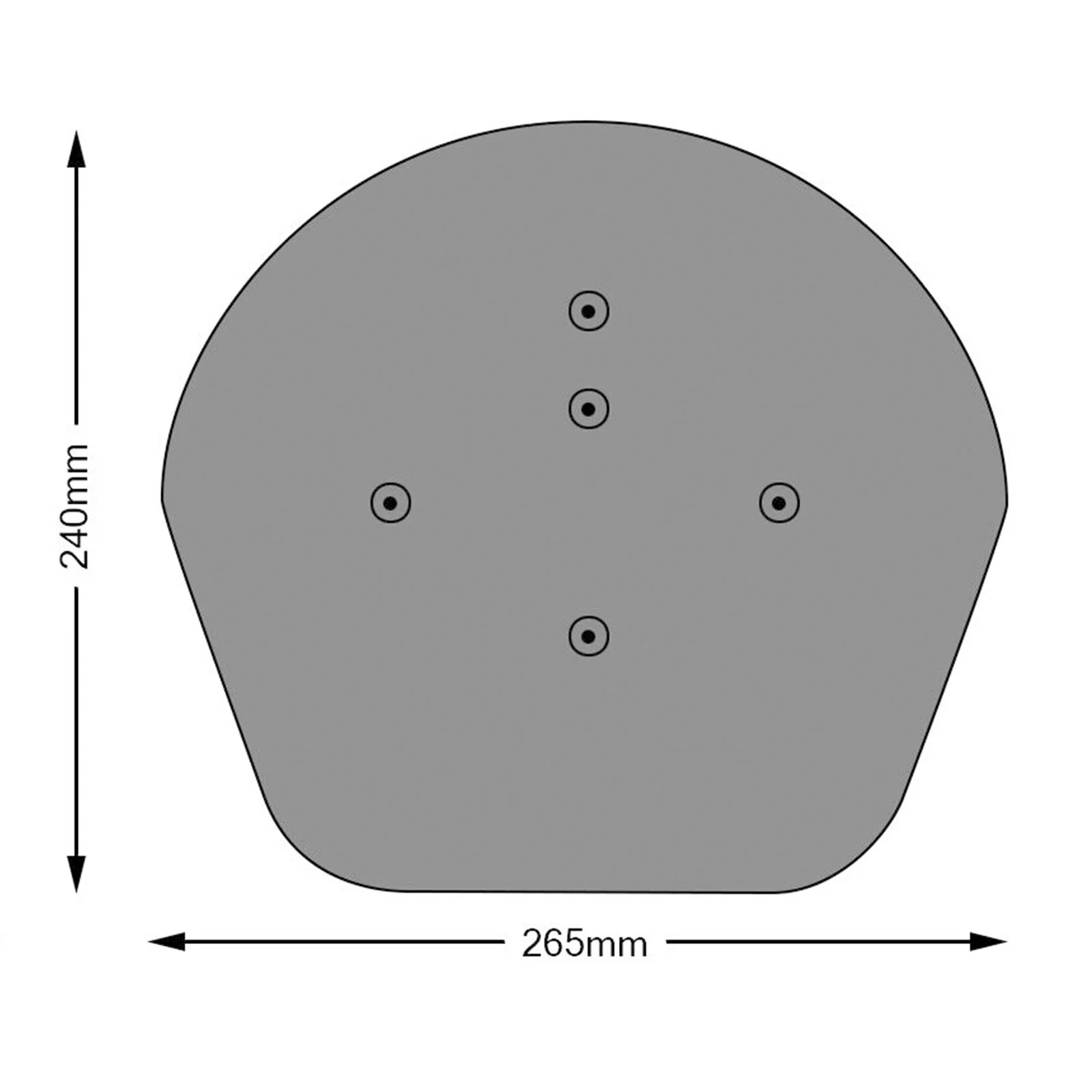 EasyVerge U Dry Verge Domed Half Round Apex - Image 4