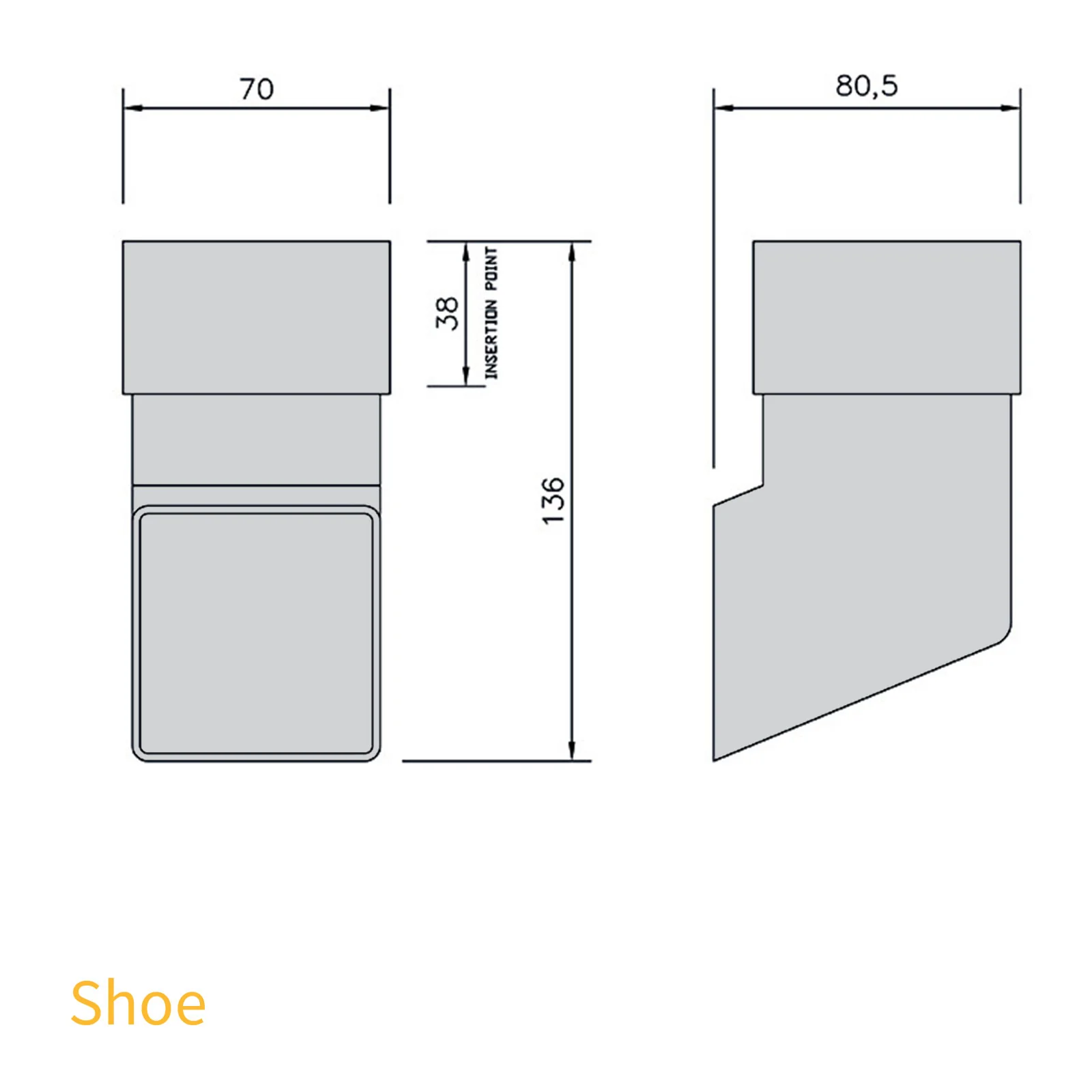 FloPlast 65mm Square Downpipe - Image 64