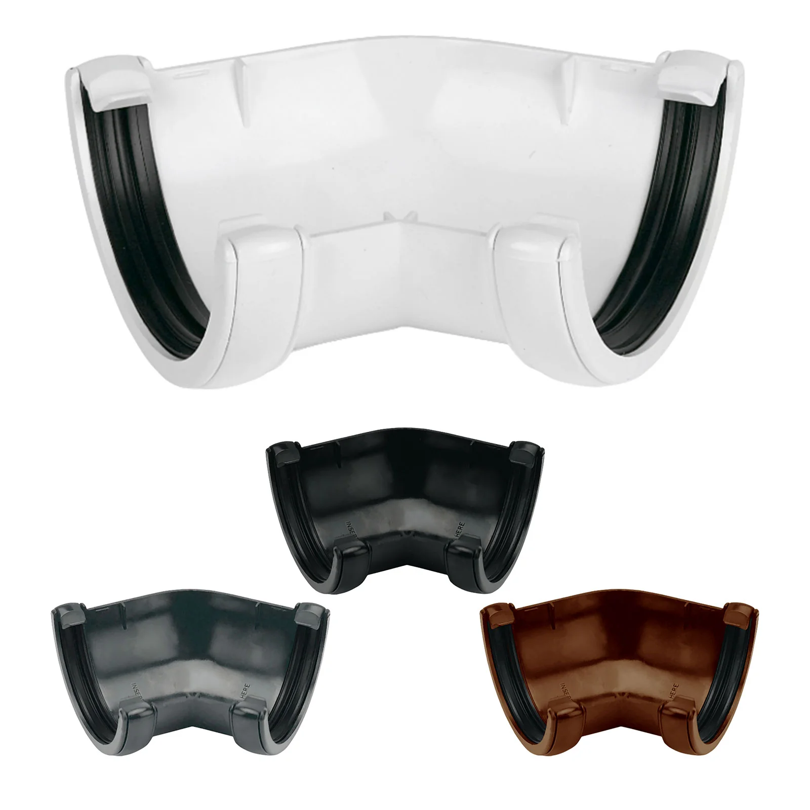 FloPlast Half Round 112mm Gutter - Image 3