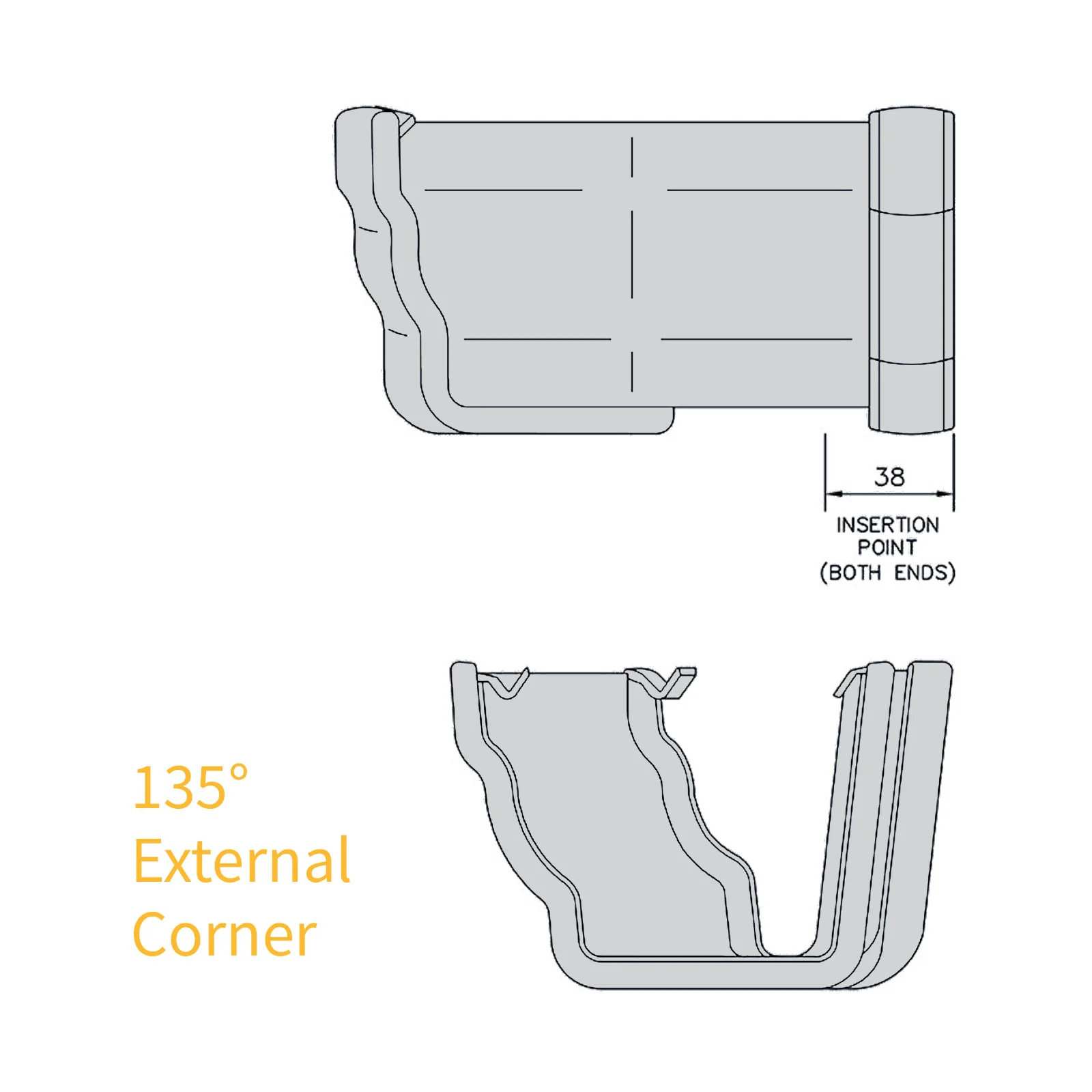 FloPlast Niagara Ogee 110mm Gutter - Image 6