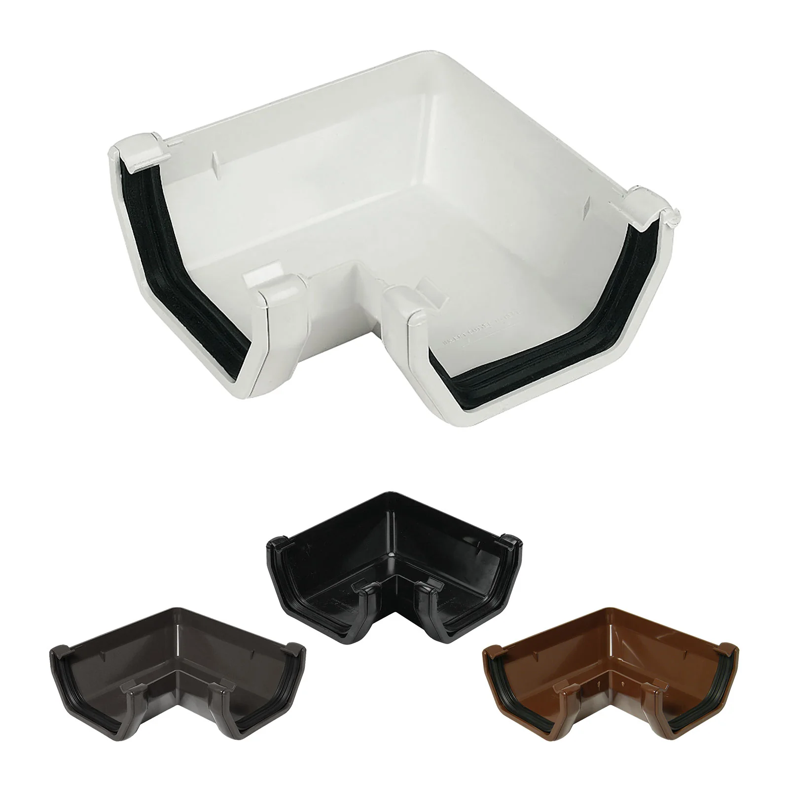 FloPlast Square Line 114mm Gutter - Image 5