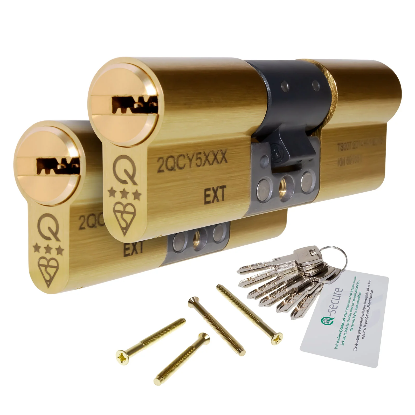 greenteQ Orion 3* Keyed-Alike Euro Cylinder - Image 6