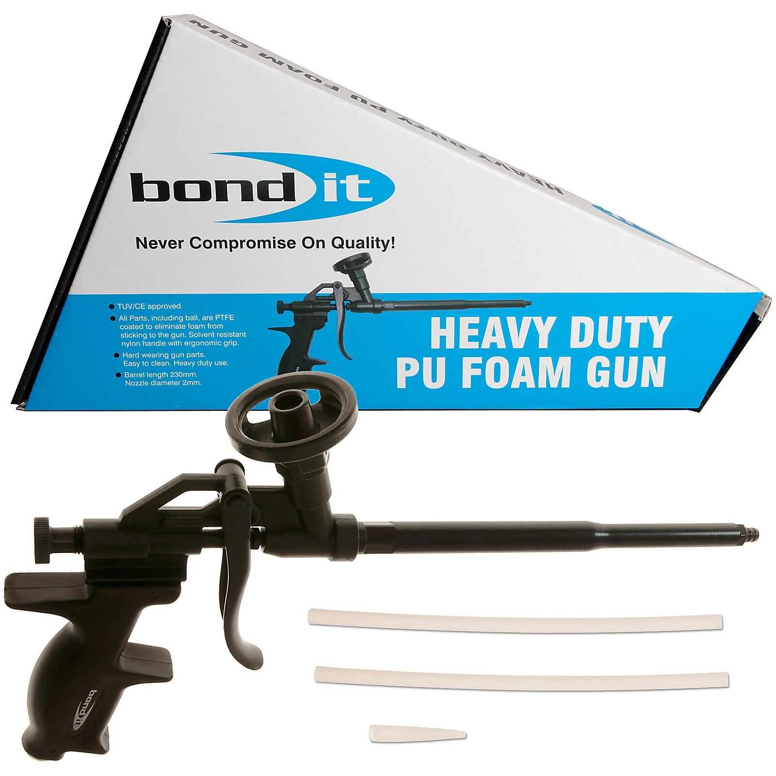 Heavy Duty Teflon PU Foam Gun + Cleaner - Image 4
