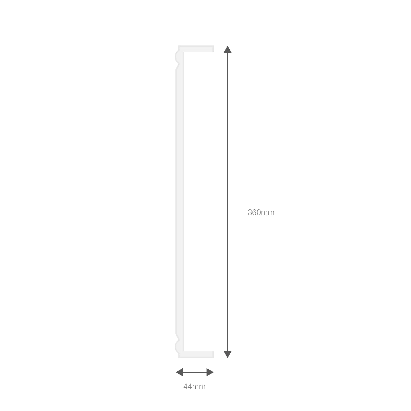 Ogee Fascia Board Joint Trim - Image 3