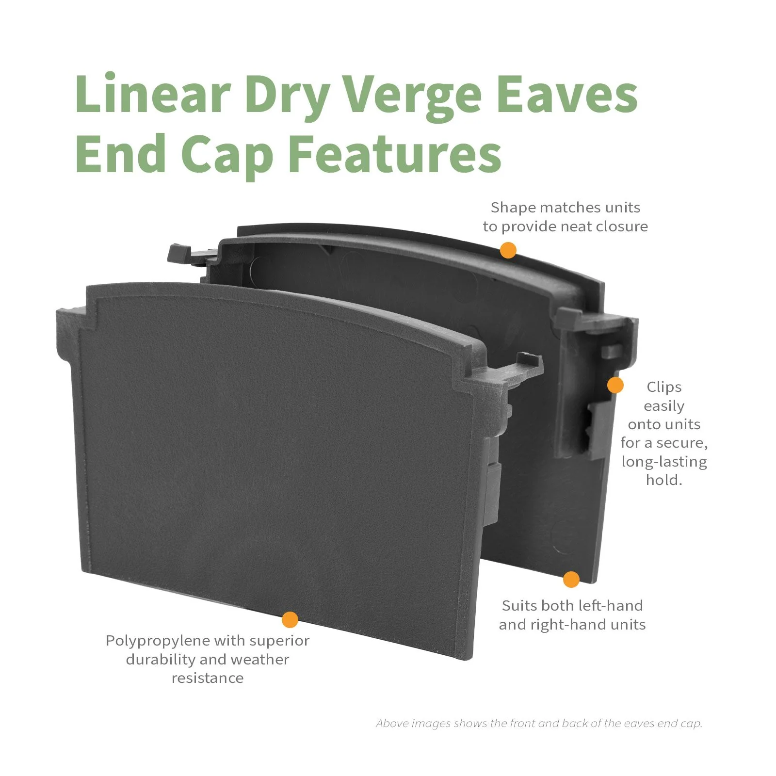 SmartVerge Linear Dry Verge Eaves End Cap - Image 3