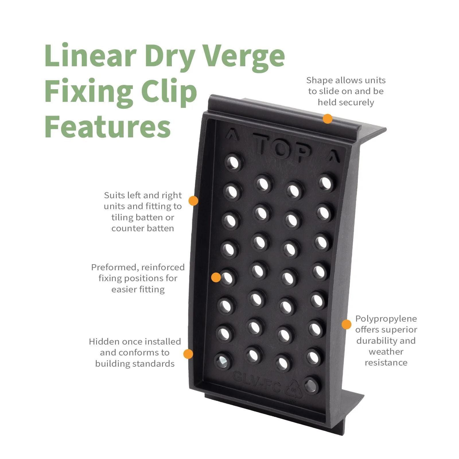 SmartVerge Linear Dry Verge Fixing Clip - Image 3