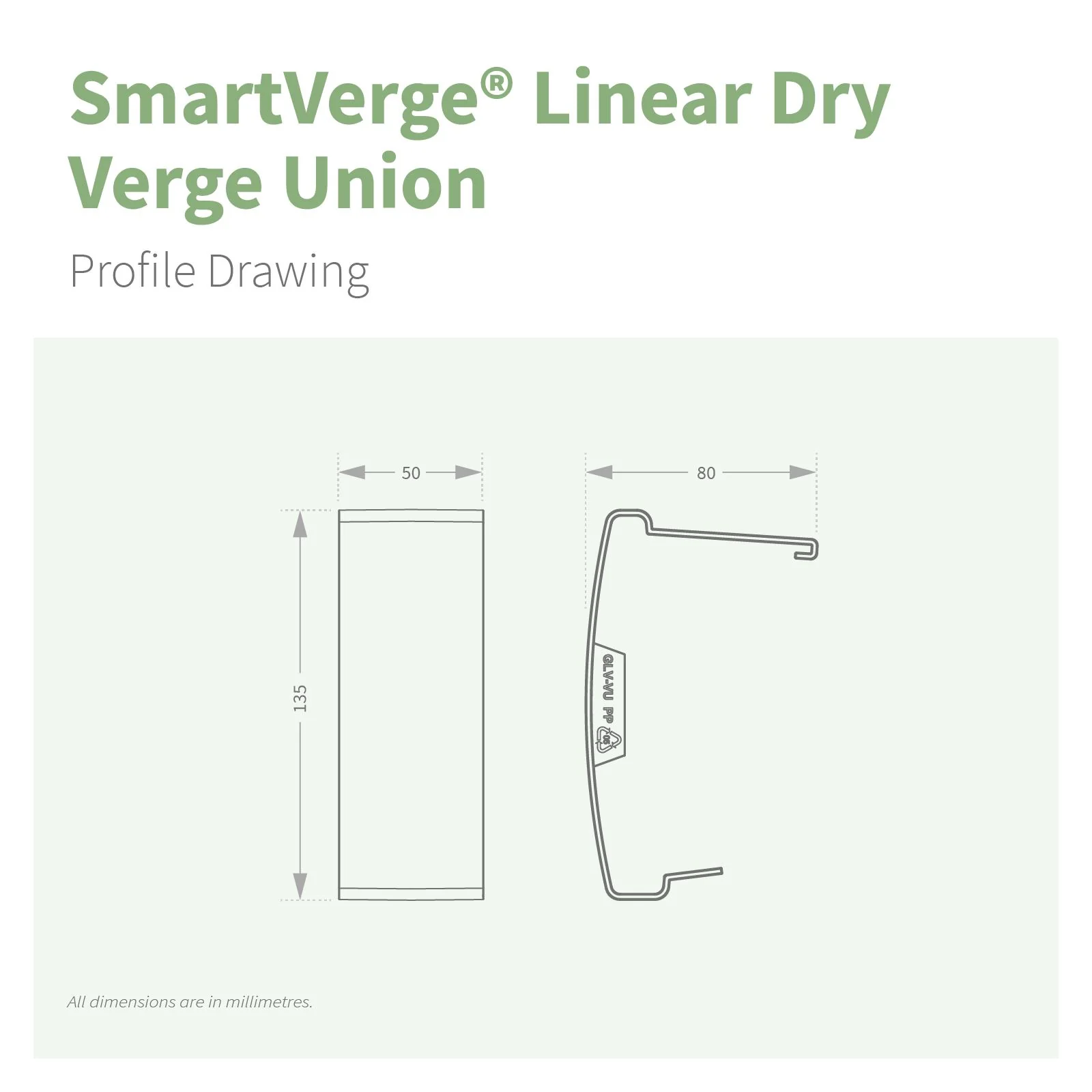 SmartVerge Linear Dry Verge Union - Image 4