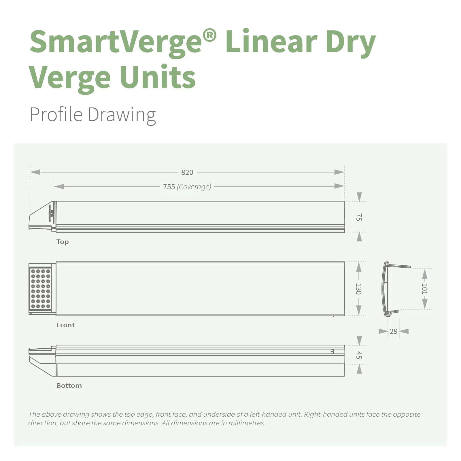 SmartVerge Linear Dry Verge Unit - Image 3