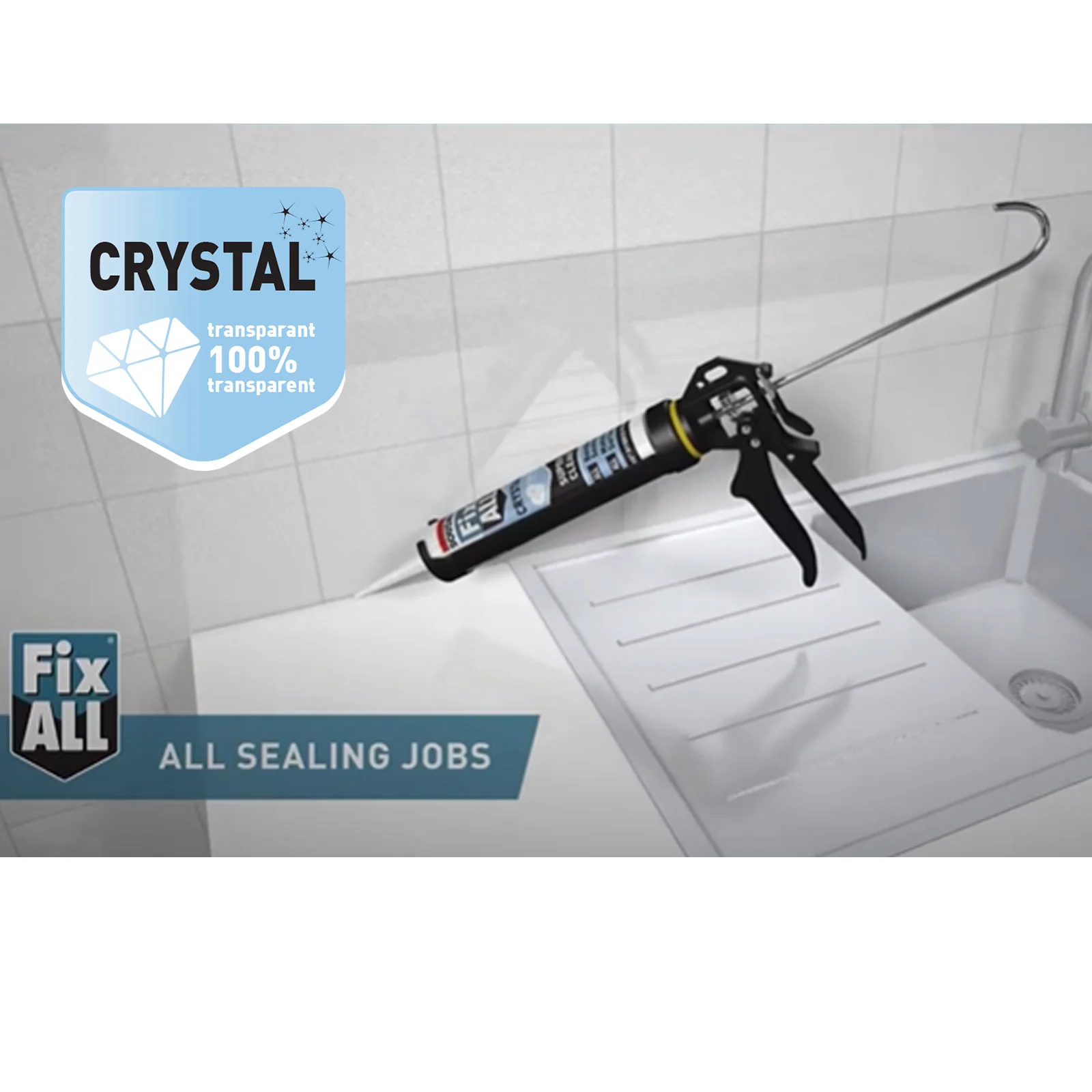Soudal Fix ALL Crystal Adhesive & Sealant - Image 5