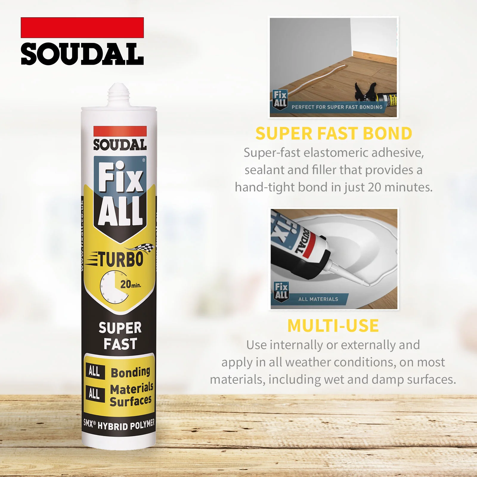 Soudal Fix ALL Turbo Adhesive - Image 3