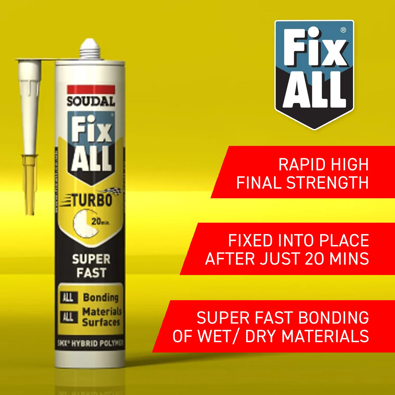 Soudal Fix ALL Turbo Adhesive - Image 4