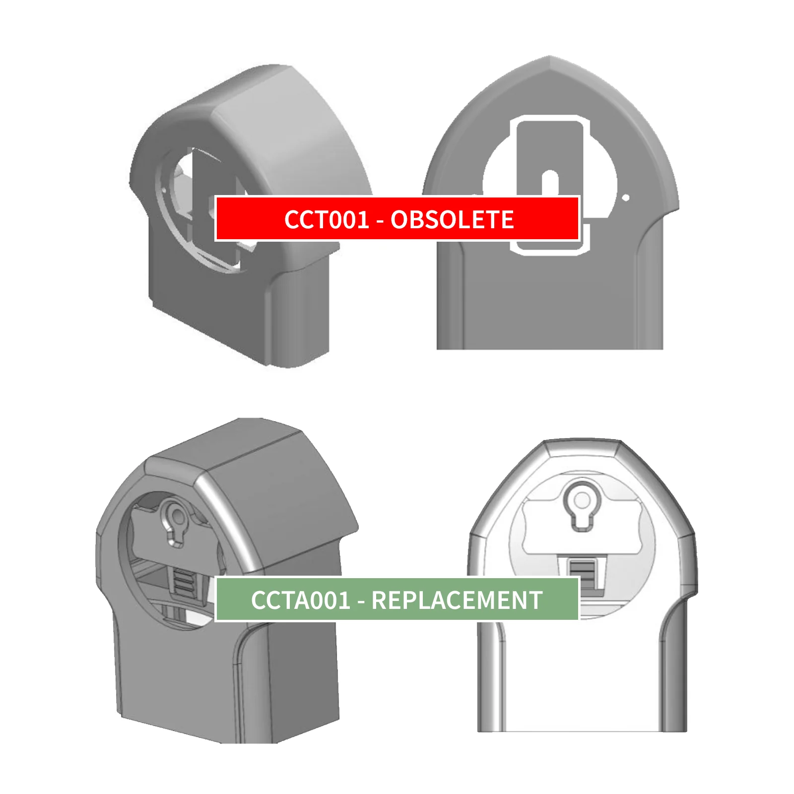 Ultraframe CCTA001 Glazing Bar End Cap - Image 3