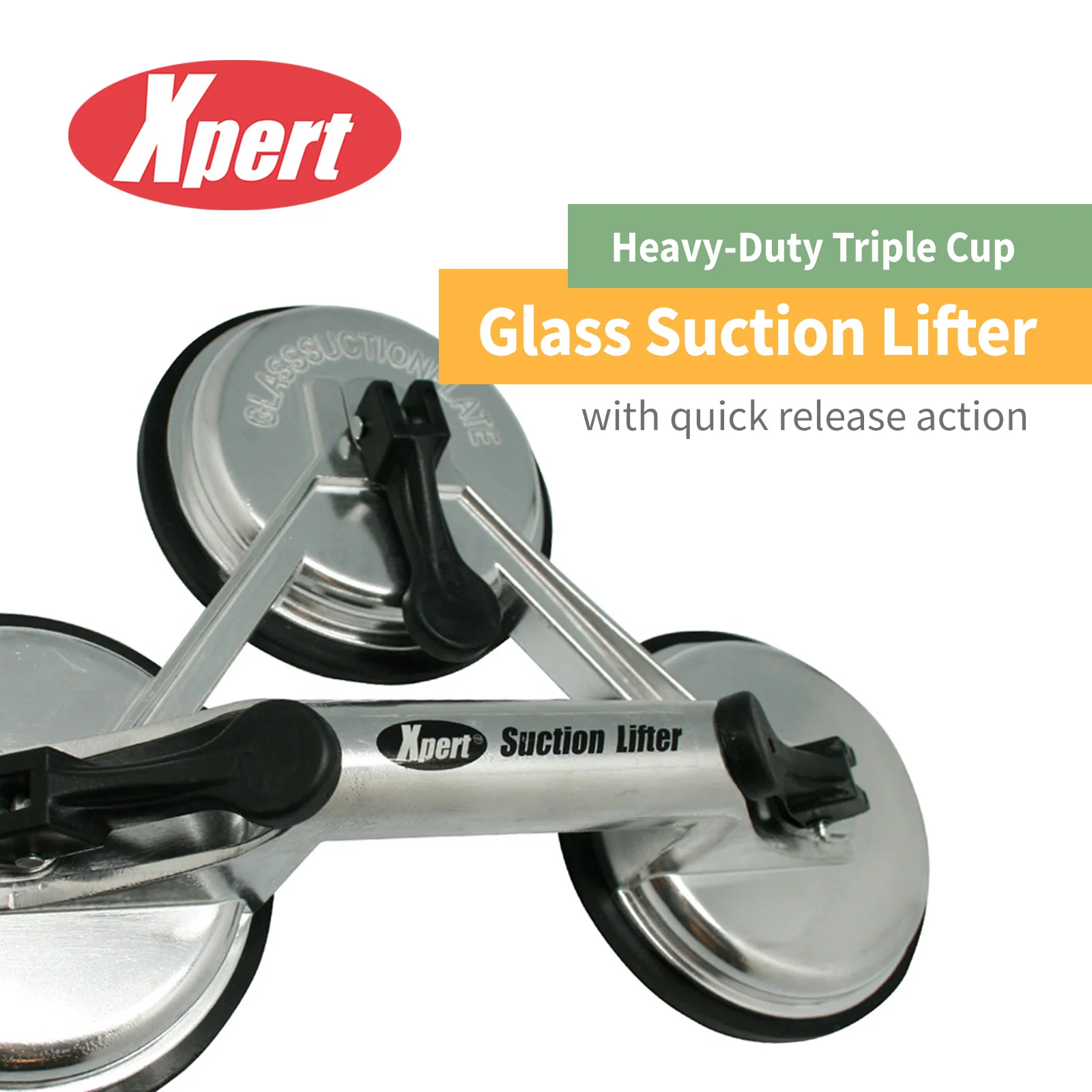 Xpert Triple Cup Glass Suction Lifter - Image 6
