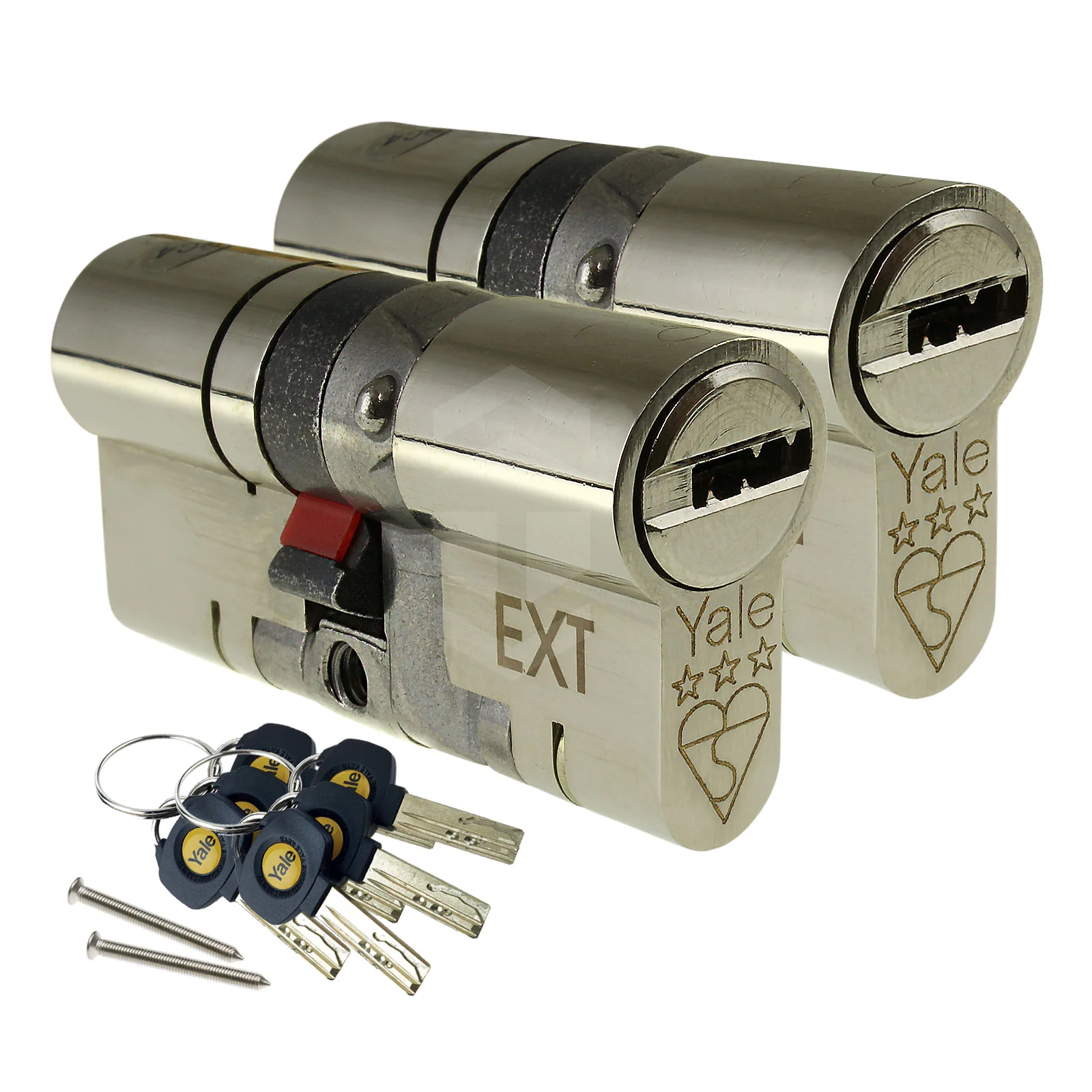 Yale Platinum 3 Star Keyed-Alike Euro Cylinders - Image 9