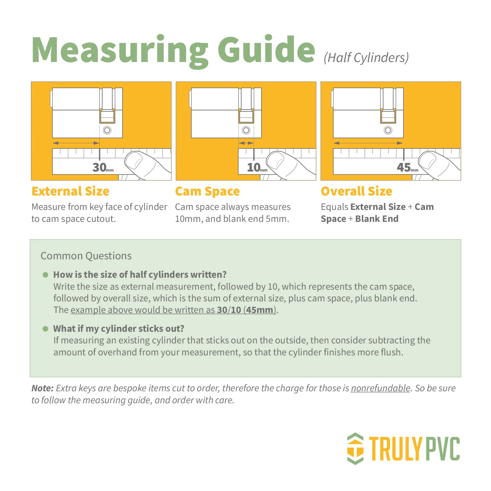 Yale Standard Half Cylinder - Image 3
